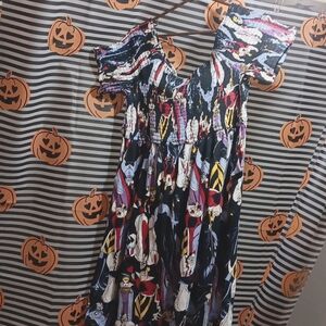 Torrid Disney Villans Size 1 Maxi Rouched Dress